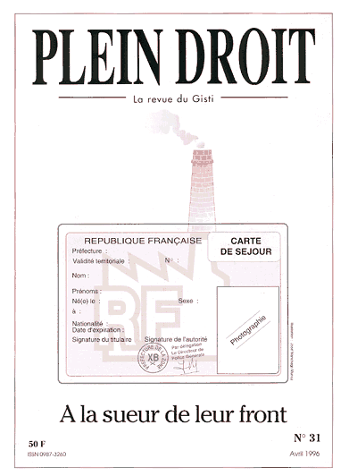 Couverture de Plein Droit numéro 31