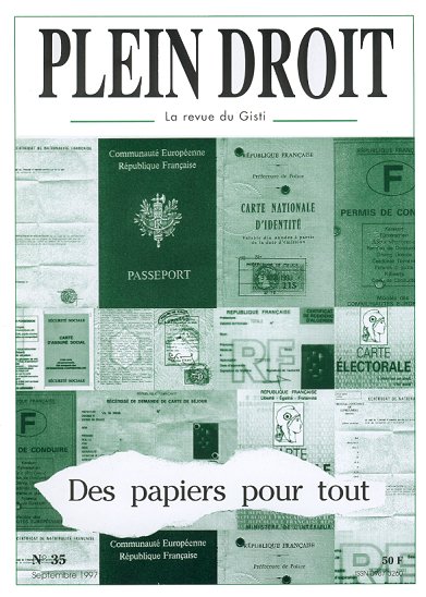 Couverture de Plein Droit numéro 35