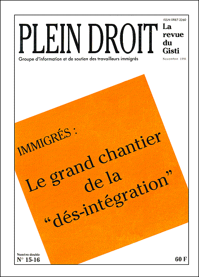 Couverture de Plein Droit