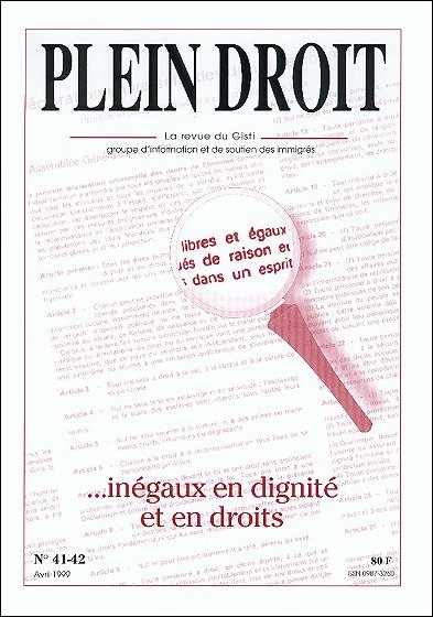 Couverture de Plein Droit numéro 41-42