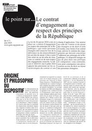 Le contrat d'engagement au respect des principes de la République